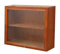 KhUkhu Armoire de Rangement rétro en Bois, Support d'affichage de Bureau, Organisateur de Collections d'armoires, présentoir en Bois, Support d'affichage Polyvalent