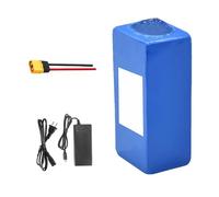 KHUKHU Batterie de Rechange Rechargeable au Lithium 24 V, avec Chargeur, câble de Charge et connecteur for Voitures for Enfants(24V20AH with Charger(A Grade Cell))