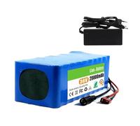 KHUKHU Batterie Lithium 36 V 20 Ah for vélo électrique, 500 W 10S4P avec BMS et Chargeur 2 A.(T Plug)
