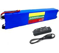 KHUKHU Batterie Lithium 36 V 30 Ah avec Chargeur et BMS for kit Moteur vélo électrique de Moins de 1000 W(XT60Plug)