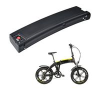 KHUKHU Batterie Lithium dissimulée 36 V 6 Ah, Forme incurvée 48 V, avec décharge à 2 Broches et Chargeur for Moteur 100 W, 250 W, 300 W(36V6AH with Charger)