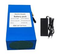 KHUKHU Batterie Lithium-ION 48 V 38 Ah for vélo électrique avec Chargeur 54,6 V 2 A, BMS intégré, Compatible avec Les Moteurs 250 W à 1000 W.(XT60 Plug+SM Plug)