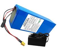KHUKHU Batterie Lithium-ION 52 V 45 Ah for vélo électrique et Moto avec Chargeur et Protection BMS(T)