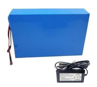 KHUKHU Batterie Lithium-ION 60 V 30 Ah for vélo électrique avec Chargeur 67,2 V 2 A et BMS intégré for vélos et Scooters électriques de 250 W à 1200 W.(XT60 Plug+SM Plug)