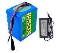 KHUKHU Batterie Lithium-ION for vélo électrique 24 V 15 Ah avec Chargeur 25,2 V 2 A - 6S4P BMS intégré for Moteurs de 250 W à 800 W(XT90 Plug)