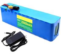 KHUKHU Li-ION Battery Pack 48V 20Ah 13S3P with Built-in BMS for Electric Bicycles, Scooters(XT60plug)