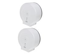 KhUkhu Lot de 2 boîtes à Rouleaux de Papier Toilette, Porte-Serviettes de Douche, Support de Papier Toilette, Support Mural pour Toilettes, Distributeur de Papier Toilette