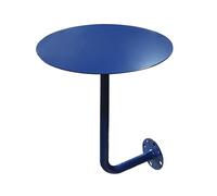 KhUkhu Table Basse Ronde Murale Colorée, Petite Table De Comptoir pour Café, Porte-Cartes, Table D'appoint Contre Le Mur,Bleu,40cm