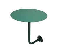 KhUkhu Table Basse Ronde Murale Colorée, Petite Table De Comptoir pour Café, Porte-Cartes, Table D'appoint Contre Le Mur,Vert,40cm