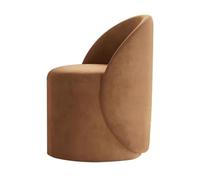 KhUkhu Tabouret De Coiffeuse Pivotant À 360 °, Chaise Rembourrée Rembourrée De Maquillage, Pouf avec Dossier pour Chambre/Salle De Maquillage/Salon - Tabouret De Coiffeuse,E