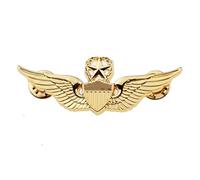 KhuWan Classique Hommes Broches Vintage WWII USAF Ailes Commande Militaire Pilote métal Ailes métal Badge Broche armée Fans Souvenirs nostalgiques