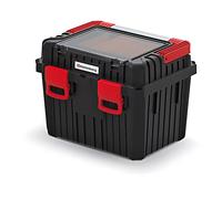 KHVA453535BS-S411 Boîte pour outil noir polymère HEAVY 445x360x337mm 25kg K