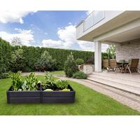 KHW Carré potager surélevé Demeter, anthracite (336 L)