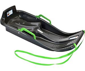 KHW Luge en Plastique Mini Bob, Jaune