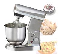KHYTEBV Batteur sur Socle Professionnel, Grand Bol 5 L/7 L, Batteur à œufs, Crochet pétrisseur et Fouet en Acier Inoxydable, Batteur de Cuisine pour Boulangerie, pâtisserie, Pizzeria