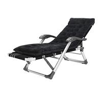 KHYTEBV Chaises Longues d'extérieur Portables - Chaise Longue de Jardin inclinable et Pliante avec Coussin - Chaises Longues réglables pour Plus de Confort et de détente