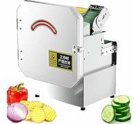 KHYTEBV Coupe-légumes électrique de 200 W, Haute Puissance et Vitesse Rapide de 700 Coups par Minute pour Couper efficacement oignons, oignons Verts et poireaux.