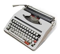 KHYTEBV Machine à écrire mécanique rétro Portable, Machine à écrire Manuelle Vintage, idéale pour Les Lettres, l'écriture créative, Les travaux manuels et l'écriture Libre - Double Inclus