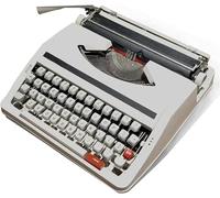 KHYTEBV Machine à écrire Vintage créative, Machine à écrire Manuelle à l'ancienne, Machine à écrire de Traitement de Texte Portable, idéale pour Les Lettres, créative