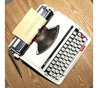 KHYTEBV Machine à écrire Vintage pour Un Flux nostalgique - Machine à écrire Manuelle Portable pour Les endroits d'écriture éloignés - Machine à écrire Classique élégante et Durable