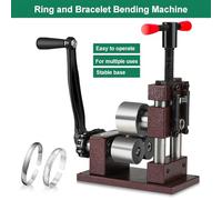 KHYTEBV Machine à laminer Les Bijoux à manivelle, Presse plieuse pour Bijoux en métal avec poignée réglable de Levage et d'abaissement pour l'industrie de la Bijouterie