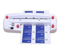 KHYTEBV Machine de découpe de Cartes de Visite réglable, Coupe-Cartes de Visite Automatique, épaisseur de Coupe 120g-300g, pour Cartes d'affaires/d'invitation/d'adhésion