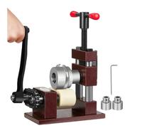 KHYTEBV Machine de laminage de Bijoux à manivelle, Presse plieuse pour bagues et Bracelets avec poignée à Ressort, manivelle à la Main pour Presser T