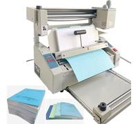 KHYTEBV Machine de Reliure à Colle Chaude de Bureau sans Fil avec Fraise Convient pour la Reliure à Colle Chaude de Livres Albums Photo Cahiers Reliure Efficace