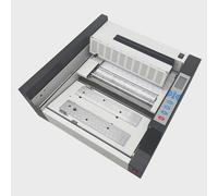 KHYTEBV Machine de Reliure Automatique à Colle Chaude avec détection de défauts Relieuse de Livres à Colle thermofusible de Bureau avec écran LCD Vitesse de Reliure 140 Livres par Heure