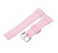 KHZBS Bracelet de montre de rechange en résine givrée pour Casio BA-110 BA-111 BA-112 BA-120 BA-125 Baby-G analogique-numérique (14 mm) 14mm Rose mat