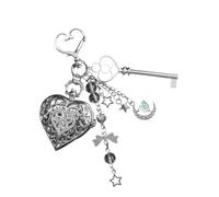 KHZen Montre de Poche Ouverte Traditionnelle, Porte-clés en Alliage Permanent, Plan Spirituel, Montre de Poche Vintage