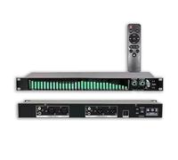 KHZKHC Égaliseur Numérique 31 Bandes, Égaliseur Graphique Stéréo Audio, avec 10 Effets Préréglés, Réglage des Basses/médiums/aigus, Réduction Automatique du Bruit, Format Rack 1U