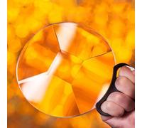 KHZKHC Filtre pour Objectif D'appareil Photo Portable 150 Mm, Prisme en Verre Optique HD, Filtre À Effets Spéciaux, Filtre Créatif pour Reflex, Accessoires Photo