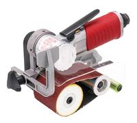 KHZKHC Ponceuse À Ceinture Pneumatique, Machine De Tirage De Fil À Main, Machine De Polissage De Tuyaux en Acier Inoxydable Protable, Vitesse 7000 RPM, pour L'amélioration De La Maison