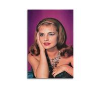KHZTTREXT Jeanne Moreau Poster décoratif sur toile pour chambre à coucher familiale 40 x 60 cm