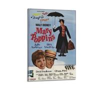 KHZTTREXT Mary Poppins - 1964 - #1 - Impression sur toile - Décoration murale moderne pour chambre à coucher - 50 x 75 cm