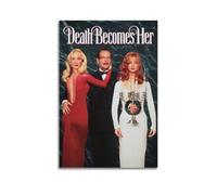 KHZTTREXT Poster décoratif sur toile « Death Becomes Her » - Décoration murale moderne pour chambre à coucher - 20 x 30 cm