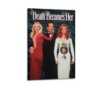 KHZTTREXT Poster décoratif sur toile « Death Becomes Her » - Décoration murale moderne pour chambre à coucher - 20 x 30 cm