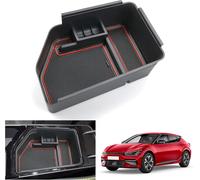 Ki¿ Ev6/ Gt/Gt Line 2021 2022 2023 Boîte De Rangement Pour Accoudoir, Ev6 2023 Organ Ur De Console Centrale, Compatible Avec Kia Ev6 Accessoires (Rouge)[Auto5131264]