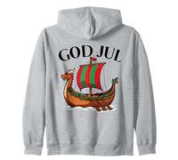 Ki God Jul Sweden Nain suédois Joyeux Noël scandinave Sweat à Capuche