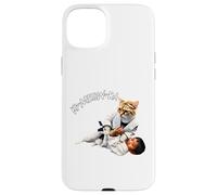 Ki Meow Ra Cat Domine Le Dojo du BJJ Coque pour iPhone 15 Plus