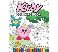 Ki.rby's coloring book: Discover The Joy of Easy Coloring book for kids boys, girls and Busy Adults