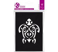 Ki-sign : Pochoir Adhésif Réutilisable, 10x7cm - Tortue Maori