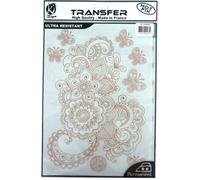 Ki-Sign - Transfert thermocollant Arabesque cuivrée A4
