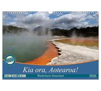Kia ora, Aotearoa - Merveilleuse Nouvelle-Zélande, Version française (Calendrier mural 2026 DIN A3 portrait), Calendrier CALVENDO mensuel