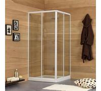 Kiamami Valentina Erice Box Douche économique Extensible 70 - 80 cm, Moyenne