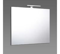 Kiamami Valentina Miroir 100x60 avec Bordure en Fil Brillant et Lampe à LED