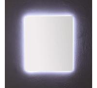 Kiamami Valentina Miroir DE Salle DE Bain 80X70 CM avec RÉTRO-ÉCLAIRAGE À LEDs