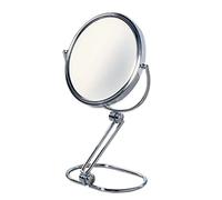 Miroir De Maquillage Grossissant En Métal Chromé