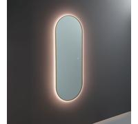 Kiamami Valentina - Miroir Vertical 160x60 avec LED et Cadre en Laiton